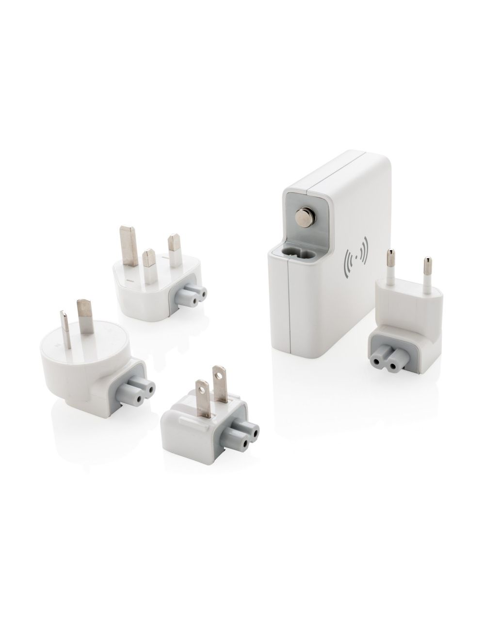 Adapter podróżny, bezprzewodowy power bank 6700...