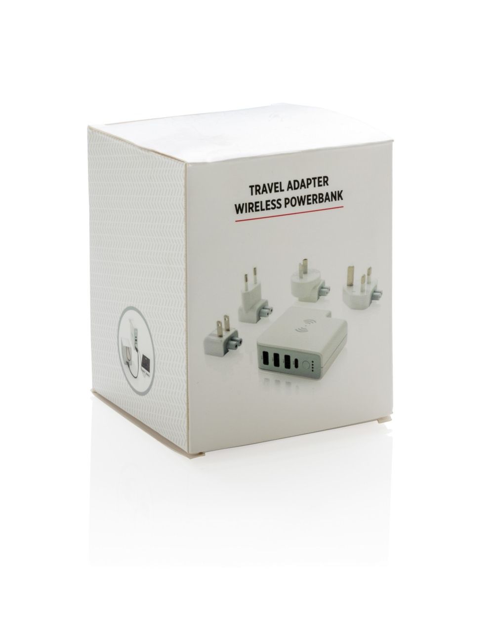 Adapter podróżny, bezprzewodowy power bank 6700...