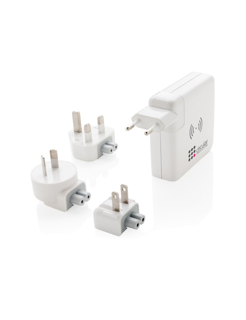 Adapter podróżny, bezprzewodowy power bank 6700...