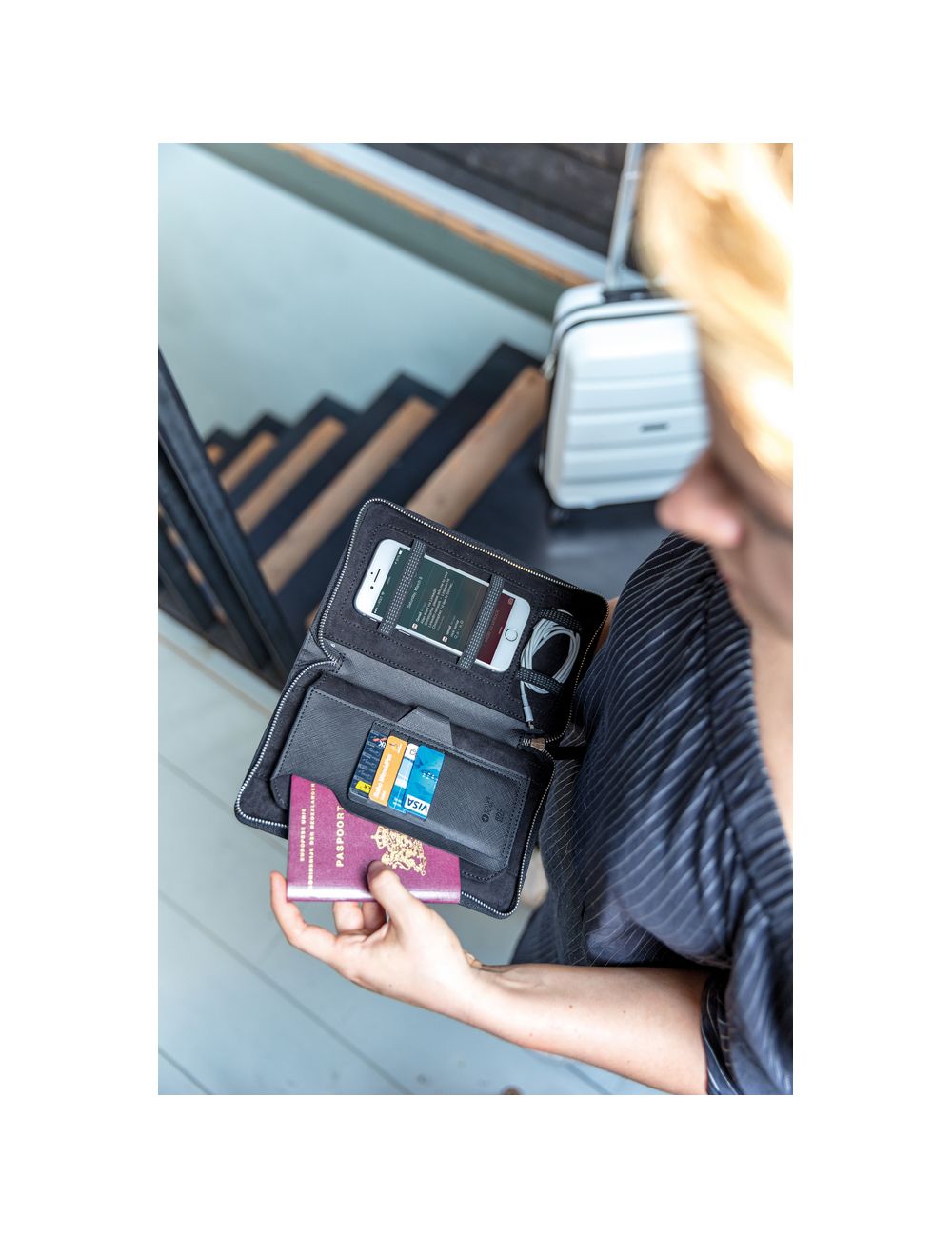 Portfel podróżny Swiss Peak Heritage, ochrona RFID