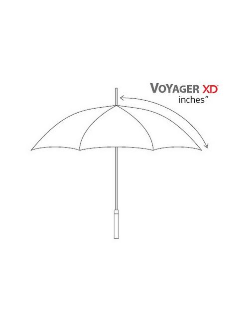 Rozszerzalny parasol automatyczny 23" do 27" Swiss Peak