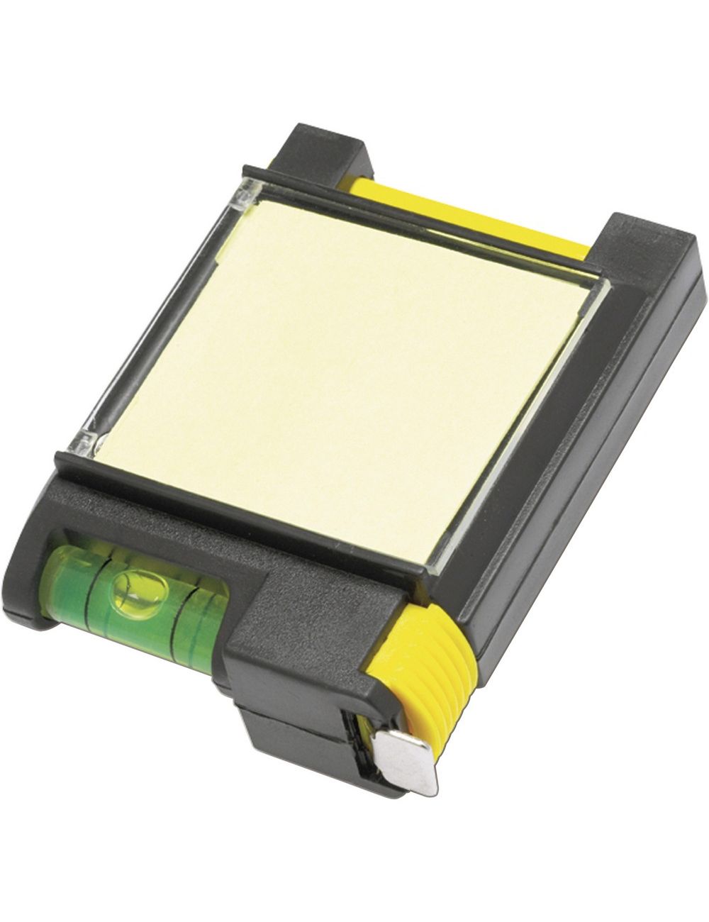 Miara 2m, poziomica, notatnik, długopis