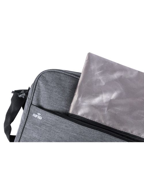 Torba na dokumenty, torba na laptopa 14", ochrona RFID