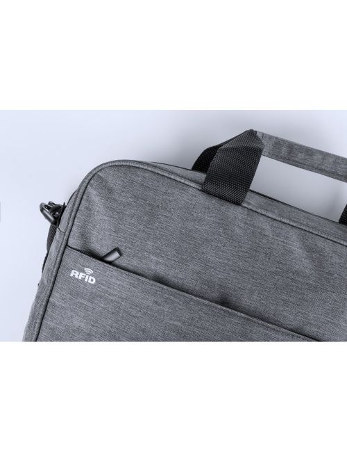 Torba na dokumenty, torba na laptopa 14", ochrona RFID