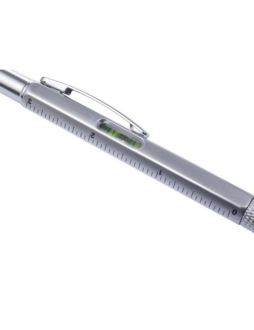 Długopis wielofunkcyjny, touch pen, linijka, poziomica
