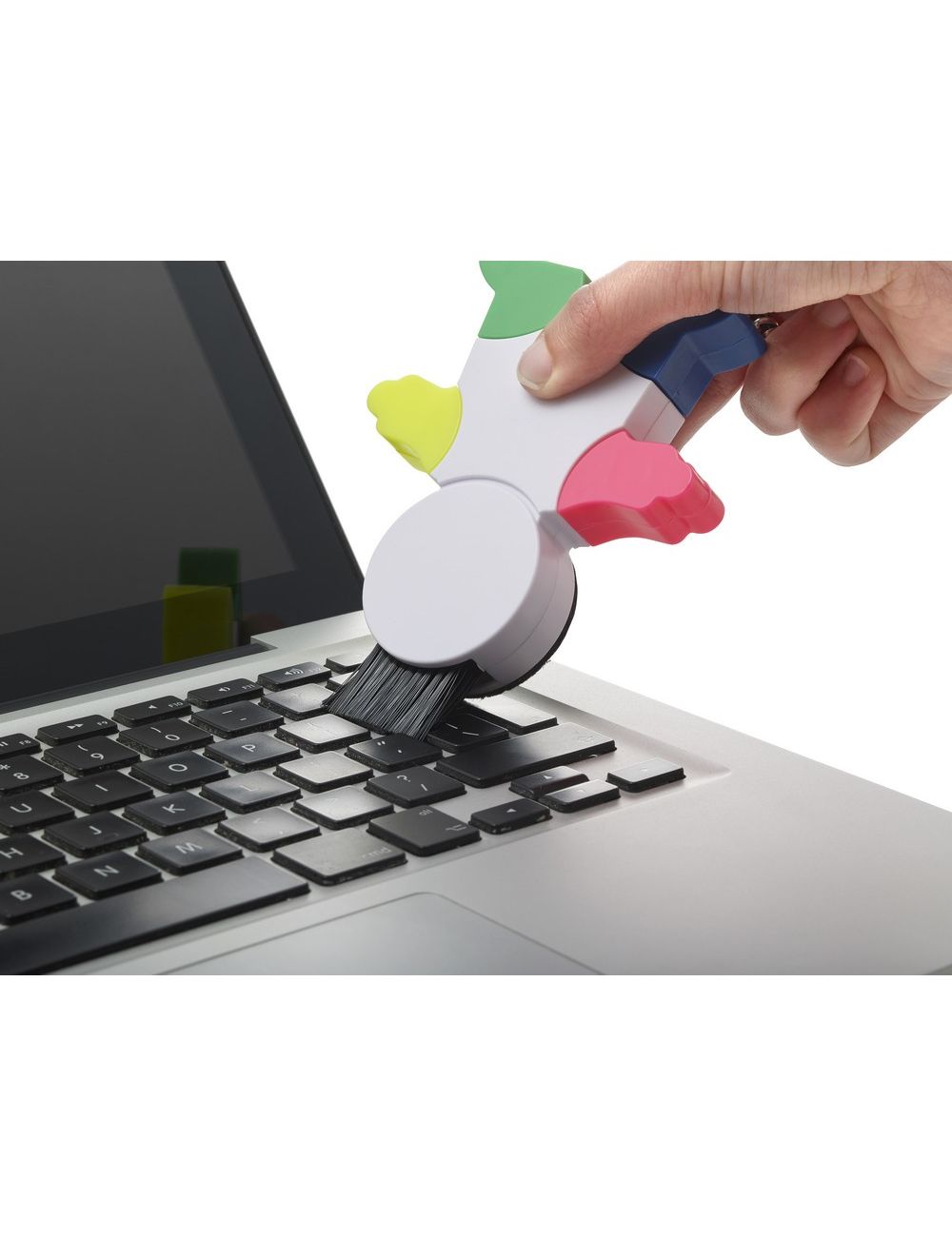 Zakreślacz "ludzik", czyścik do ekranu,...