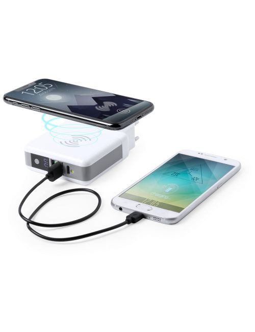 Bezprzewodowy power bank 6700 mAh, ładowarka bezprzewodowa 5W