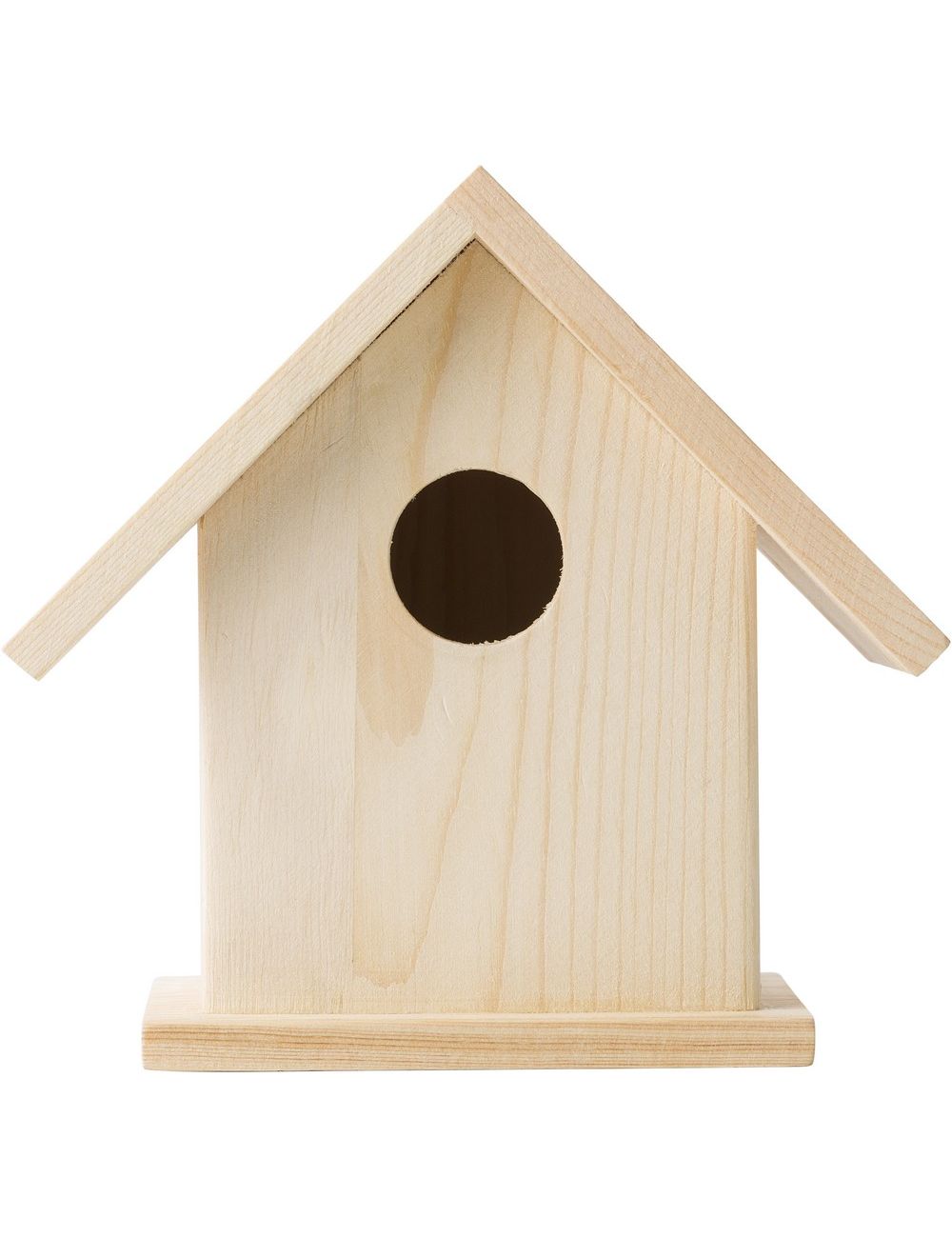 Domek dla ptaków do malowania, farbki i pędzelek