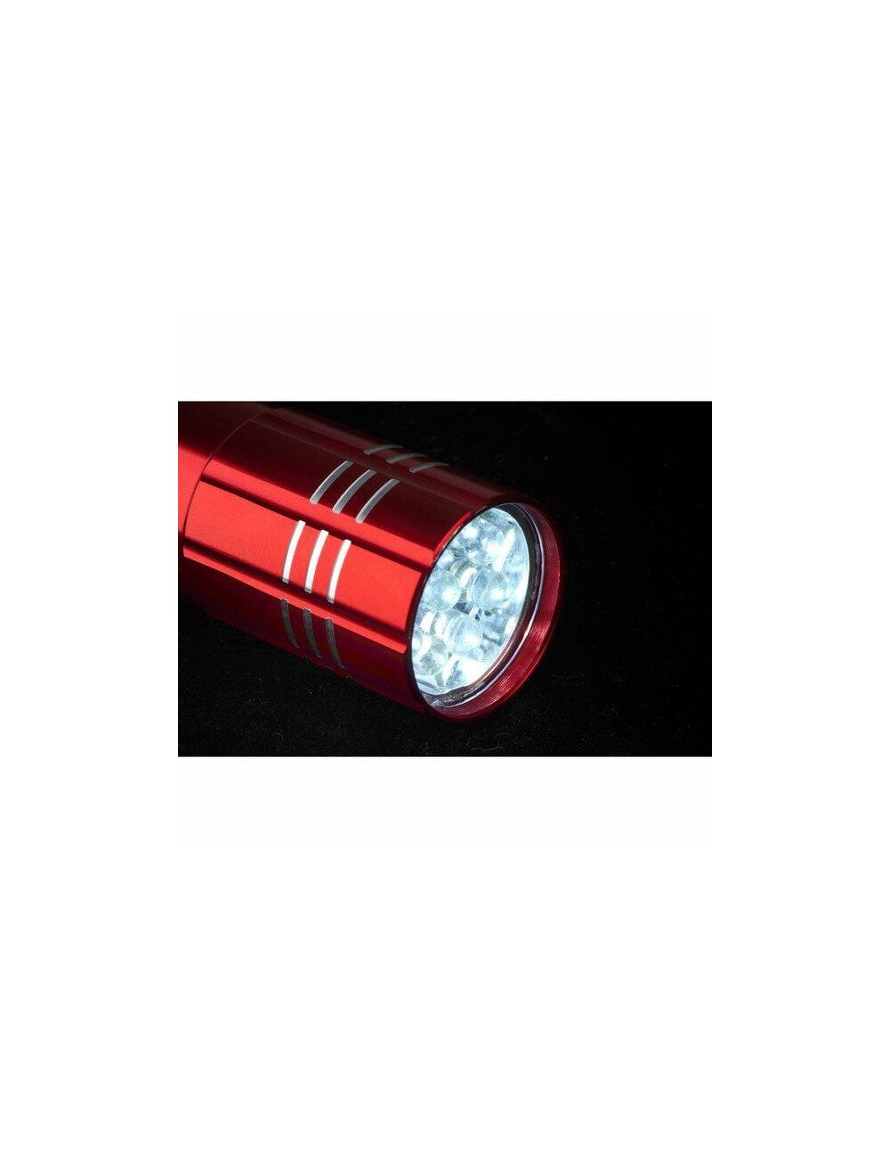 Latarka LED Jewel, czerwony 