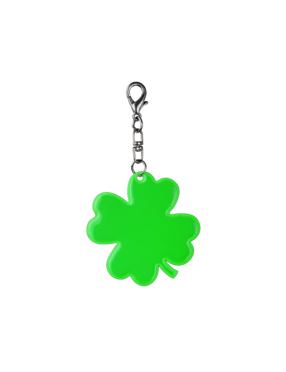 Brelok odblaskowy Lucky Clover, zielony 