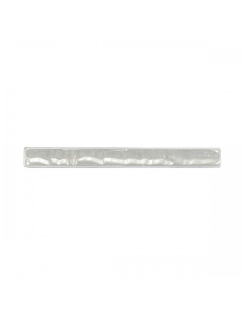 Opaska odblaskowa 30 cm, srebrny