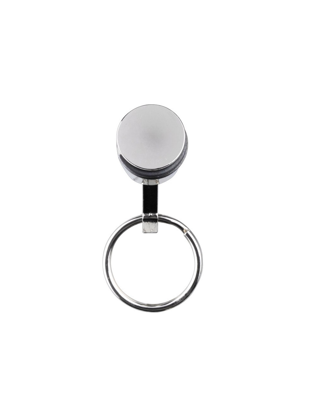 Brelok metalowy Piston, srebrny