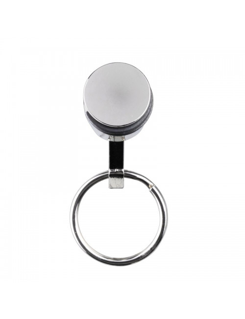 Brelok metalowy Piston, srebrny