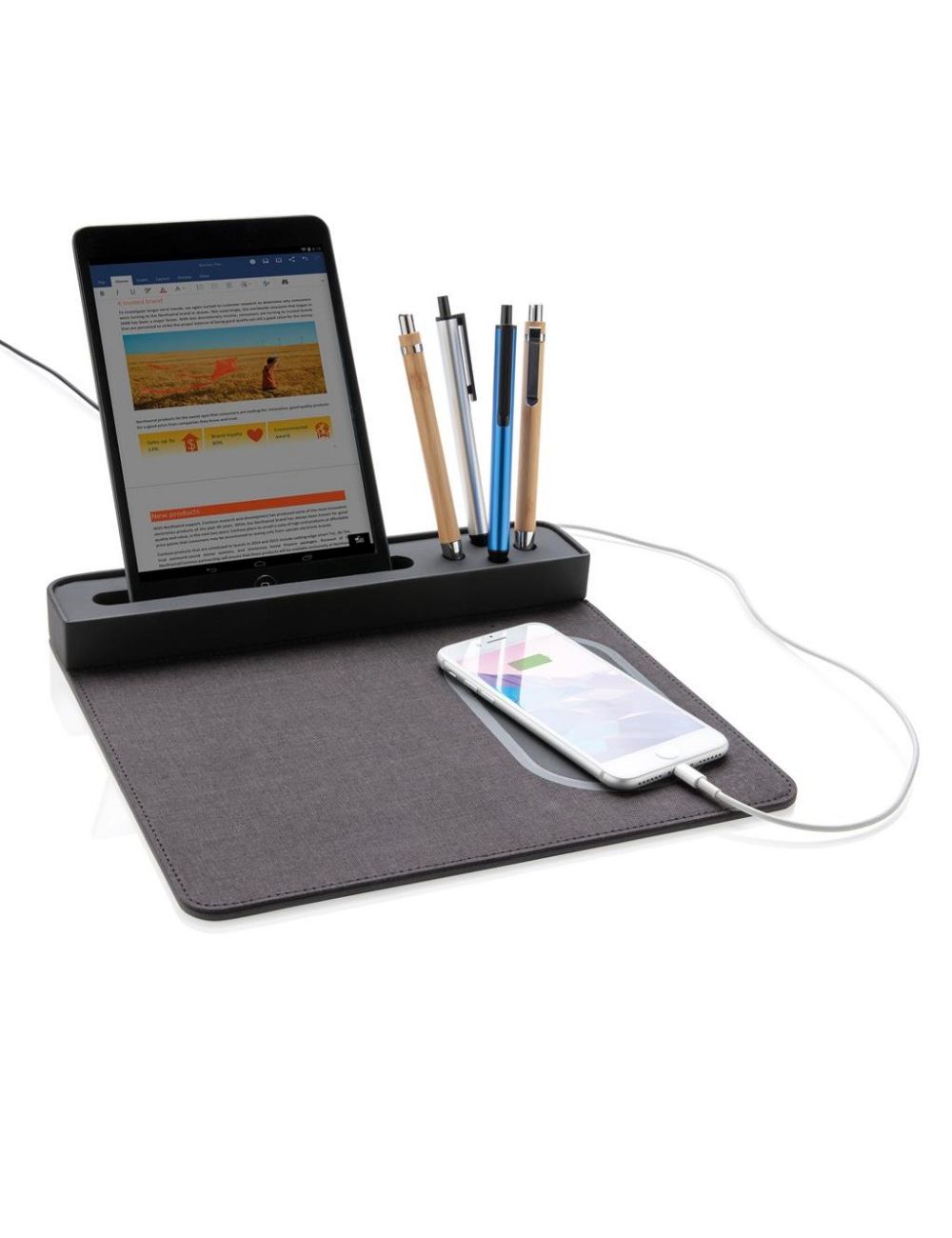 Podkładka pod mysz, ładowarka bezprzewodowa 5W Air