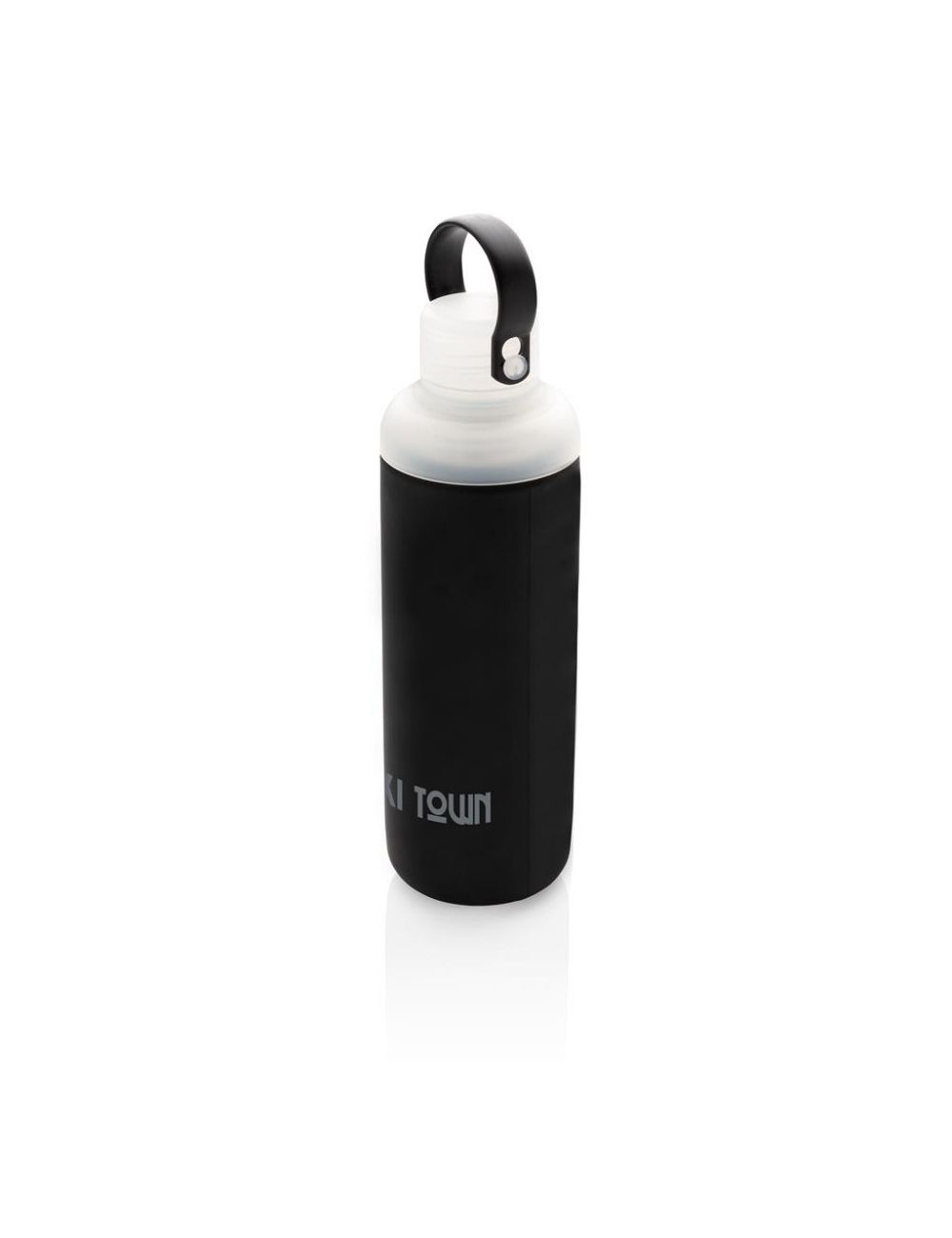 Szklana butelka 500 ml w pokrowcu