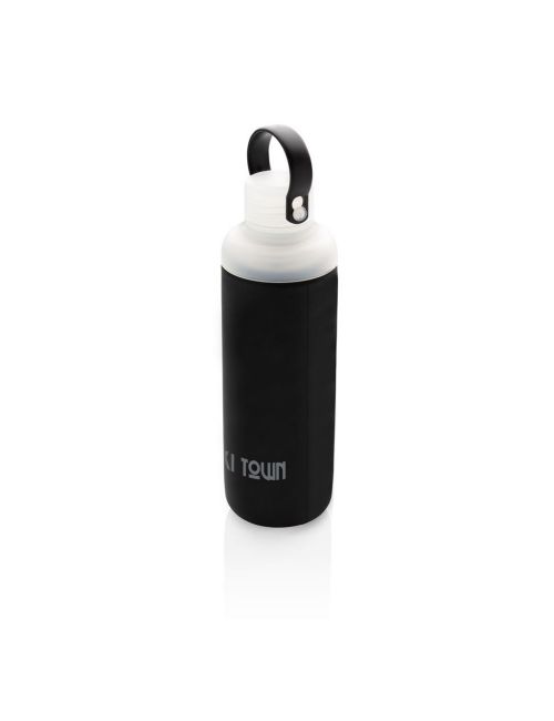 Szklana butelka 500 ml w pokrowcu