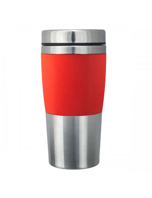 Kubek izotermiczny Resolute 380 ml, czerwony/srebrny 