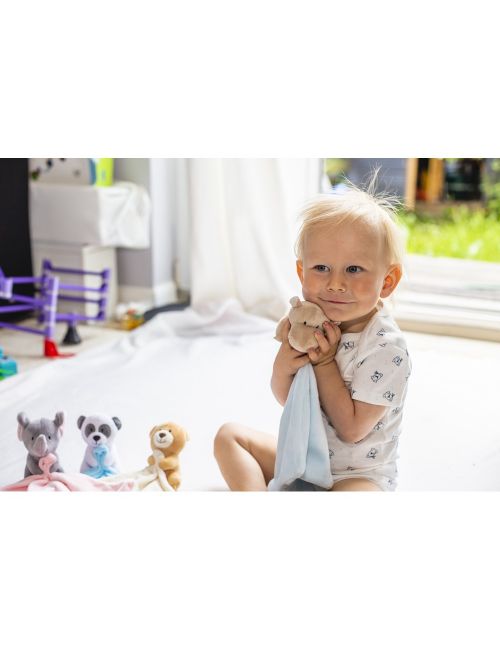 Pluszowy mini kocyk hipopotam | Ronnie