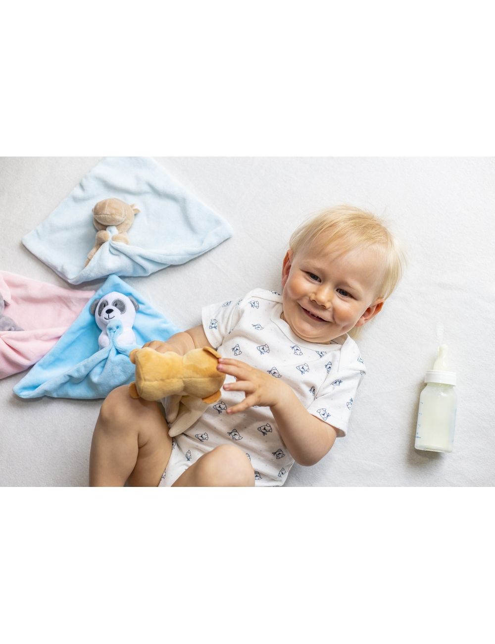 Pluszowy mini kocyk panda | Lorrie