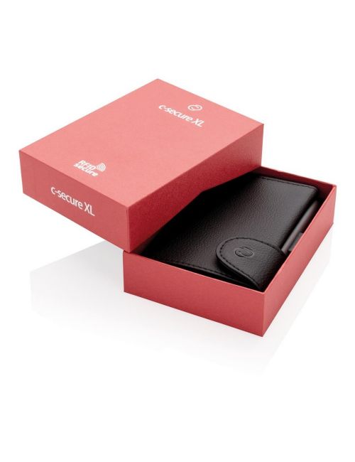 Portfel, etui na karty kredytowe C-Secure XL, ochrona RFID