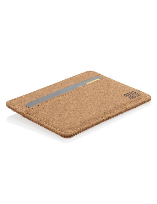 Korkowe etui na karty kredytowe, portfel, ochrona RFID