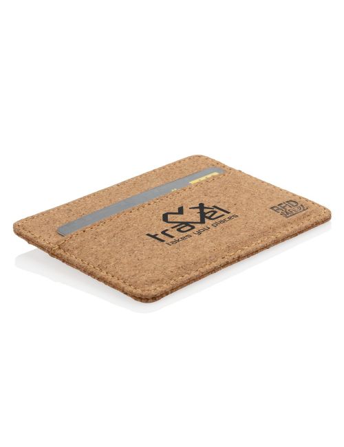 Korkowe etui na karty kredytowe, portfel, ochrona RFID