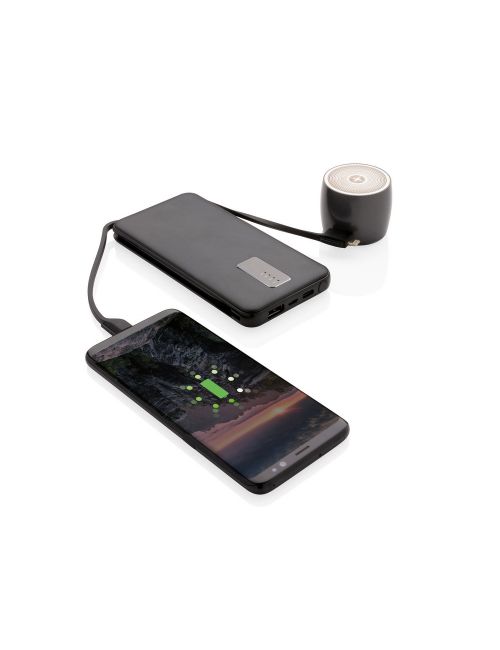 Power bank 10000 mAh ze zintegrowanym kablem 3 w 1
