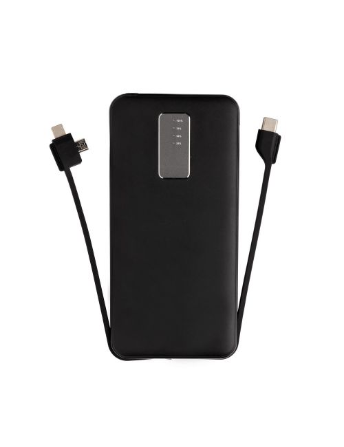 Power bank 10000 mAh ze zintegrowanym kablem 3 w 1