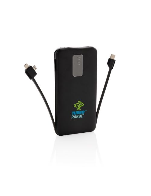 Power bank 10000 mAh ze zintegrowanym kablem 3 w 1