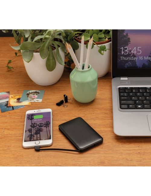 Power bank 5000 mAh, zintegrowany kabel 3 w 1