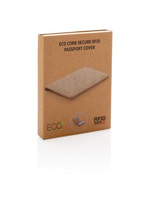 Korkowe etui na karty kredytowe i paszport, ochrona RFID