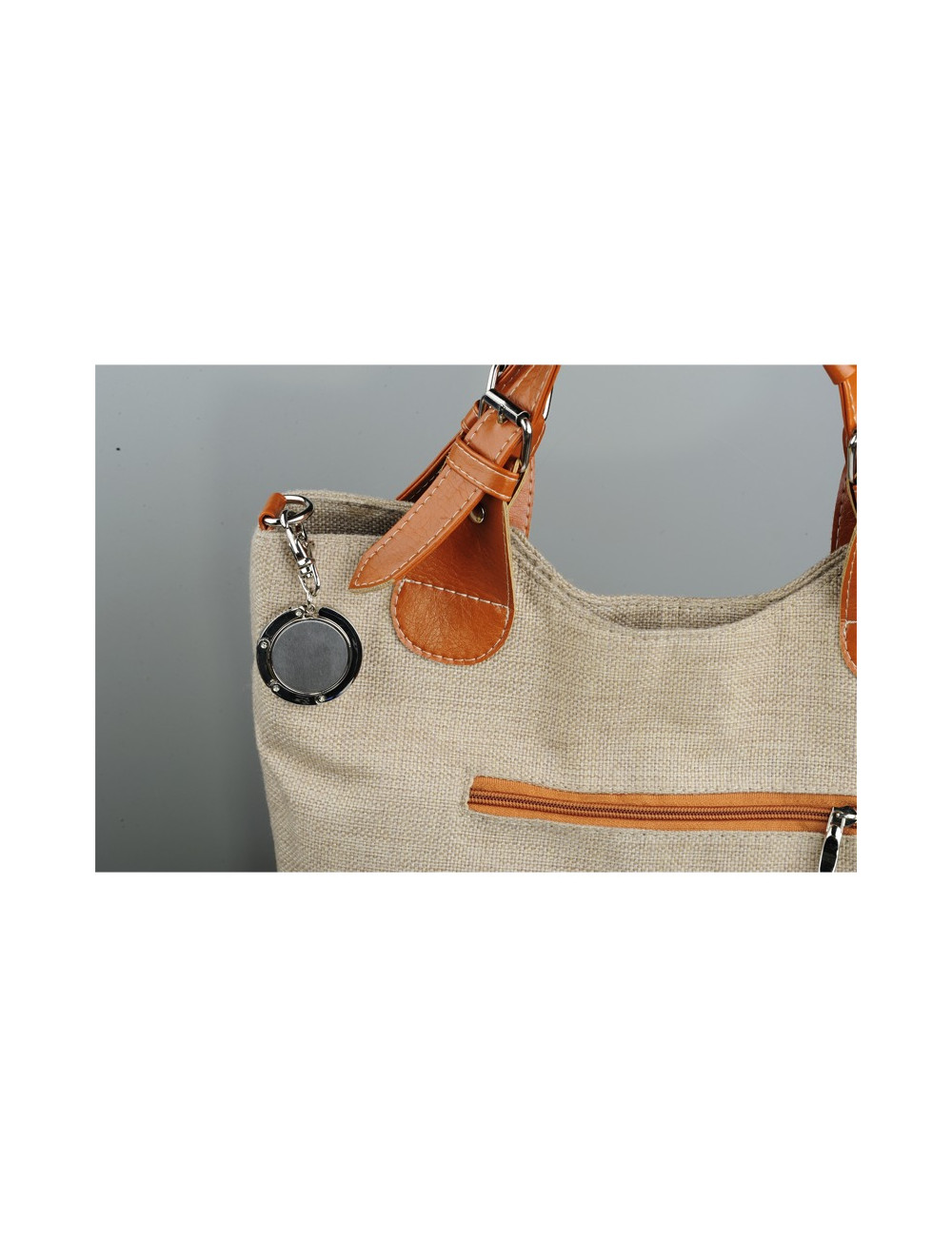 Wieszak na torebkę z karabińczykiem Shine,...