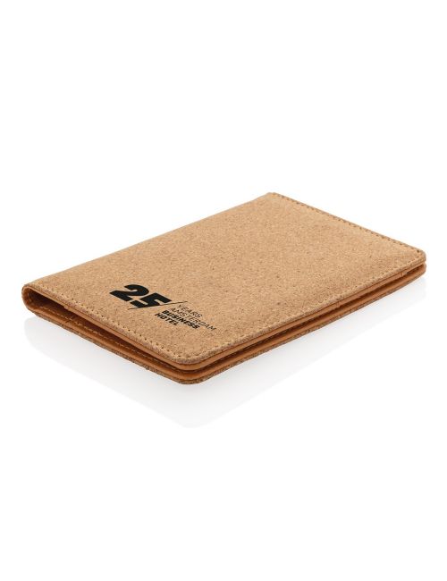 Korkowe etui na karty kredytowe i paszport, ochrona RFID