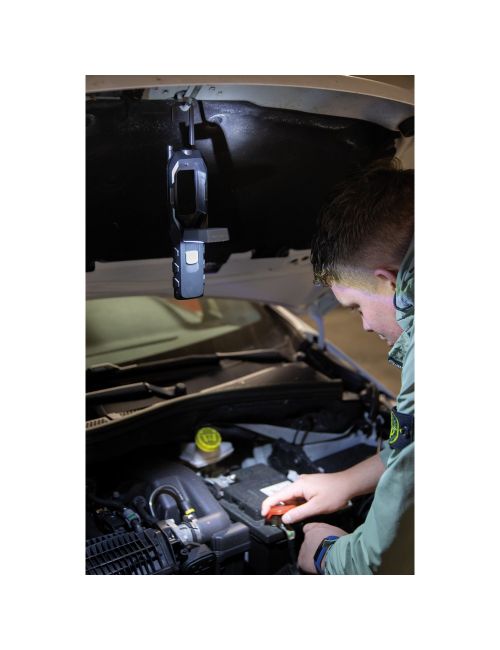 Wielofunkcyjna latarka warsztatowa COB