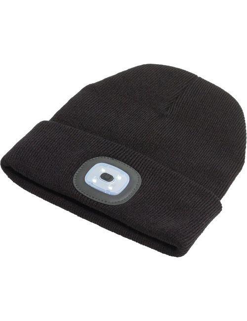 Czapka zimowa ze światłem COB
