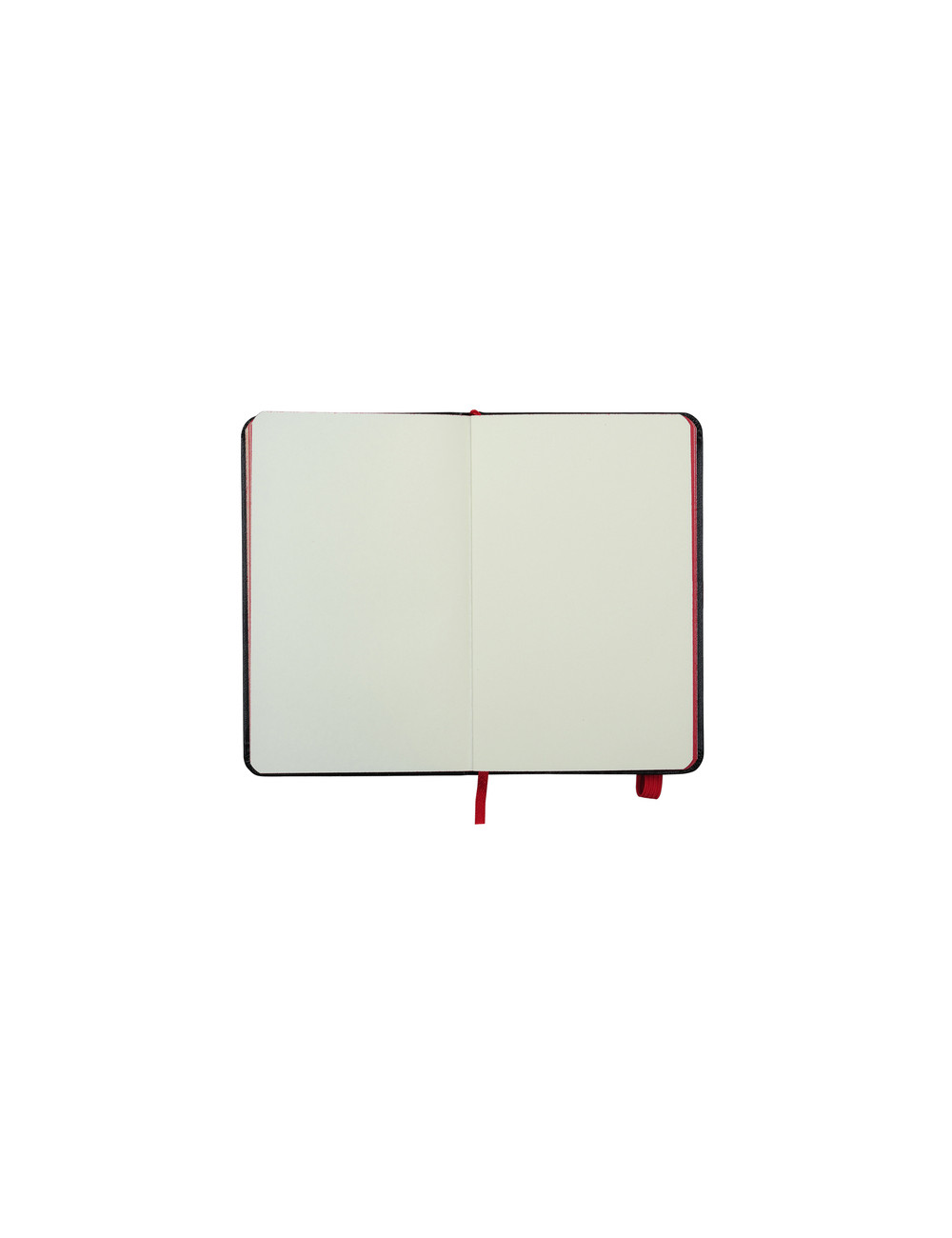 Notes 130x210/80k gładki Badajoz, czarny/czerwony 