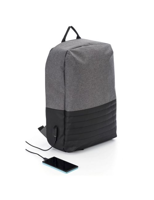 Plecak chroniący przed kieszonkowcami, przegroda na laptopa 15"