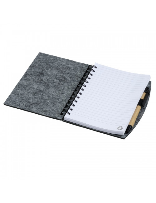 Notes z filcu Felt Now, szary