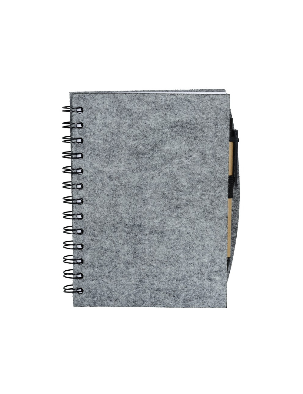 Notes z filcu Felt Now, szary