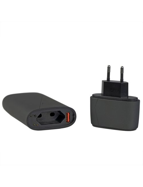 Power bank 7500 mAh Mauro Conti, adapter sieciowy