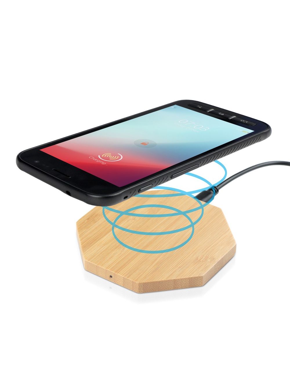 Bambusowa ładowarka bezprzewodowa 5W | Matilda