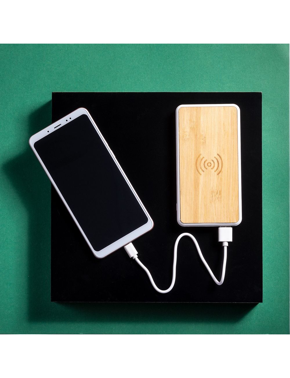 Bezprzewodowy power bank 8000 mAh, ładowarka...