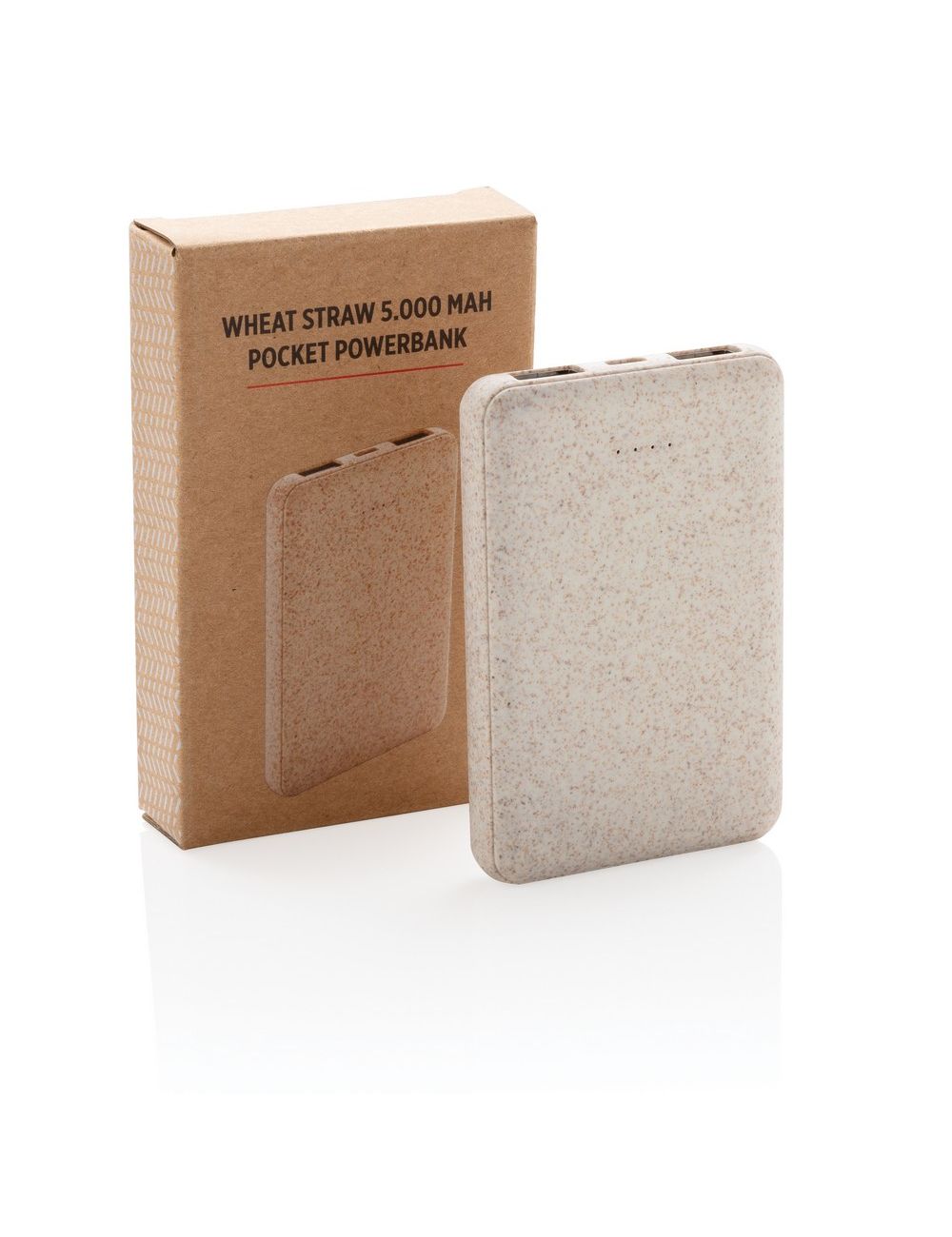 Power bank 5000 mAh ze słomy pszenicznej