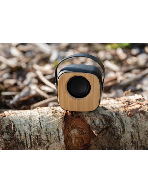 Bambusowy głośnik bezprzewodowy 3W