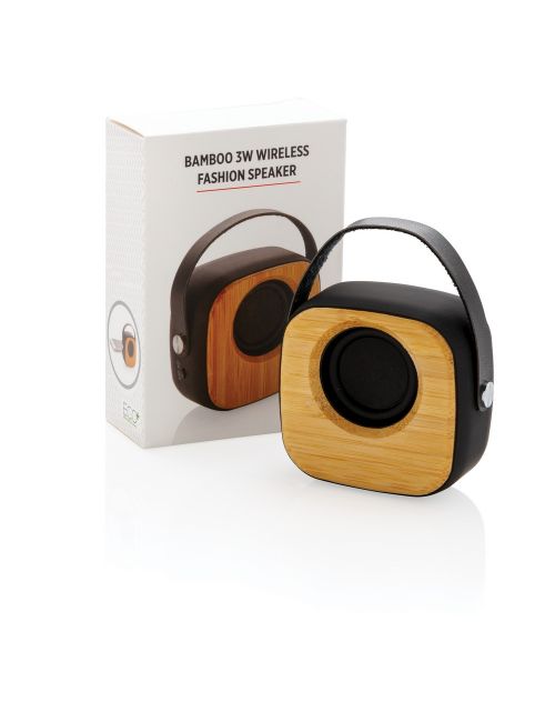 Bambusowy głośnik bezprzewodowy 3W