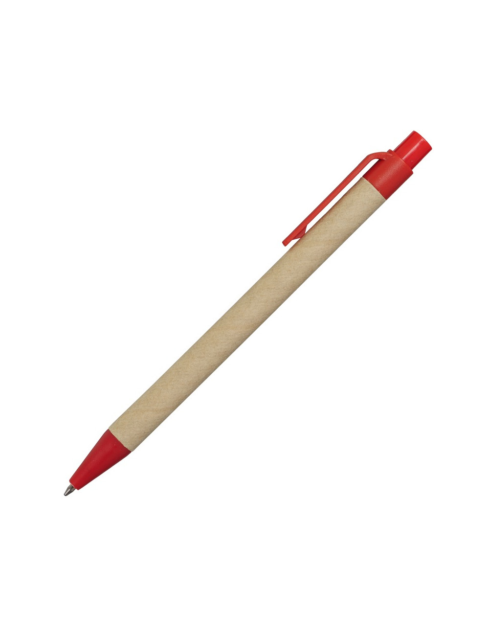 Długopis Mixy, czerwony/brązowy 