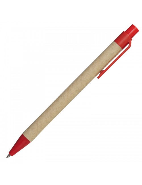 Długopis Mixy, czerwony/brązowy 