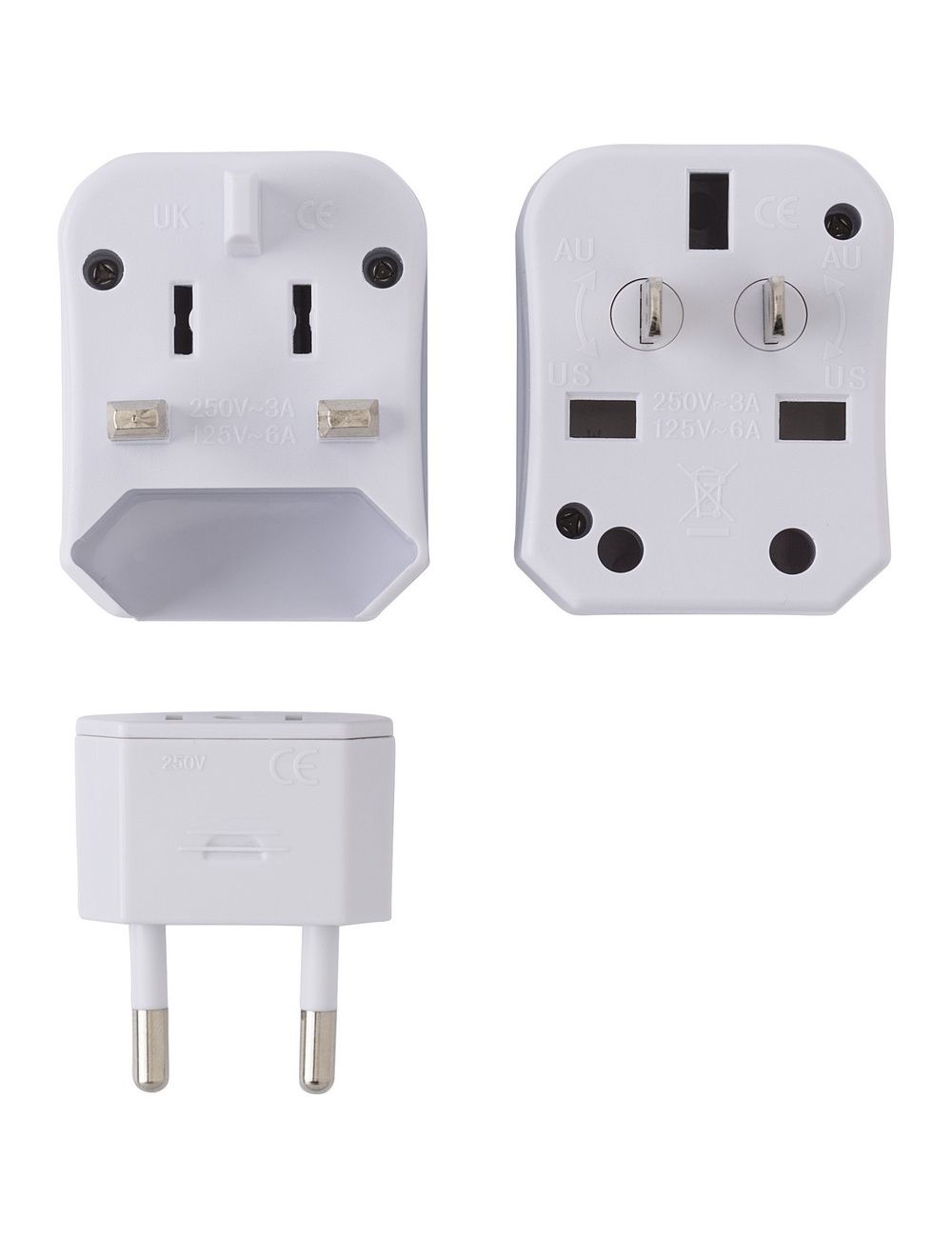 Zestaw adapterów podróżnych