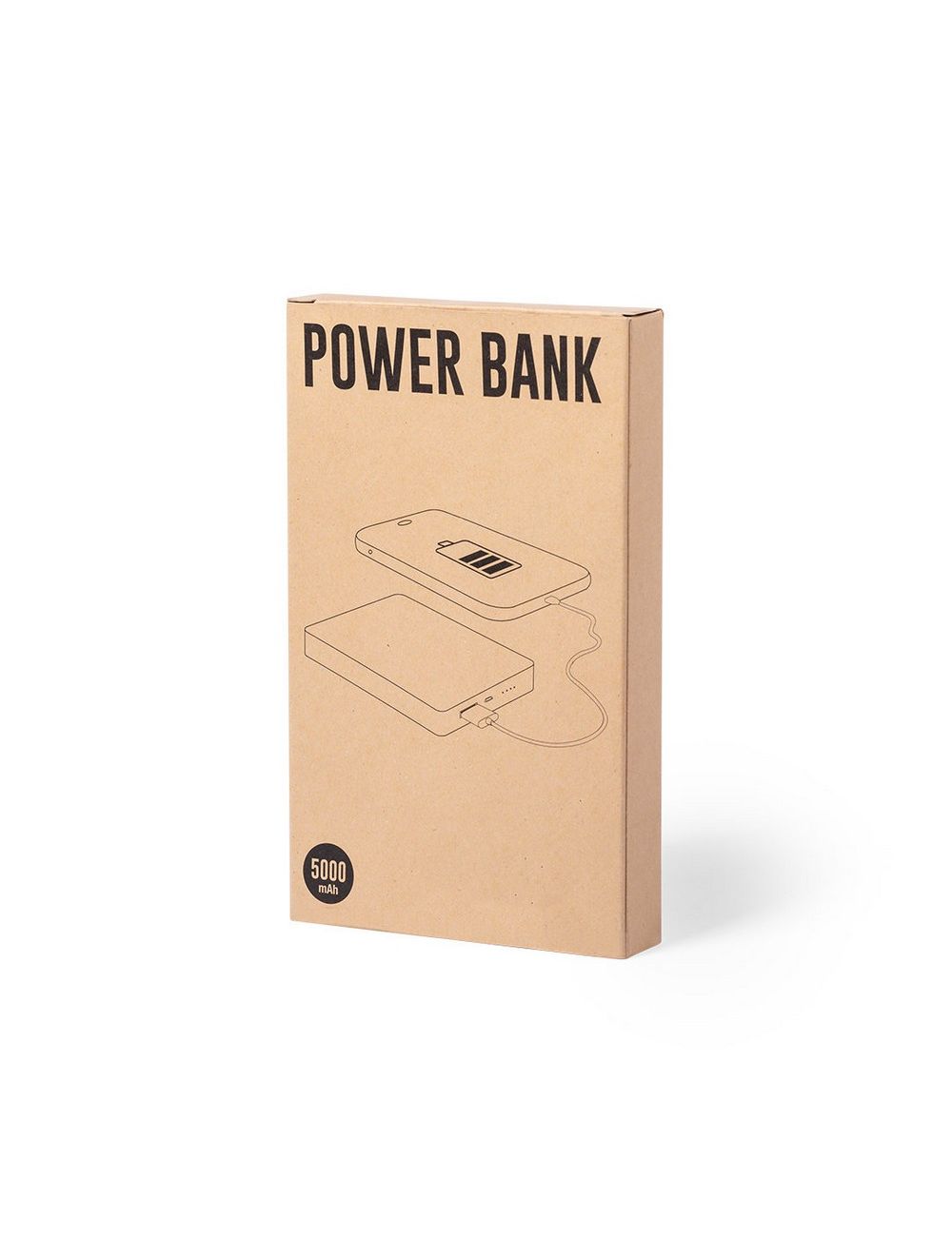 Bambusowy power bank 5000 mAh