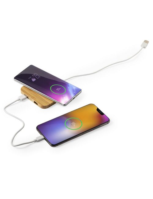 Bambusowa ładowarka bezprzewodowa 10W